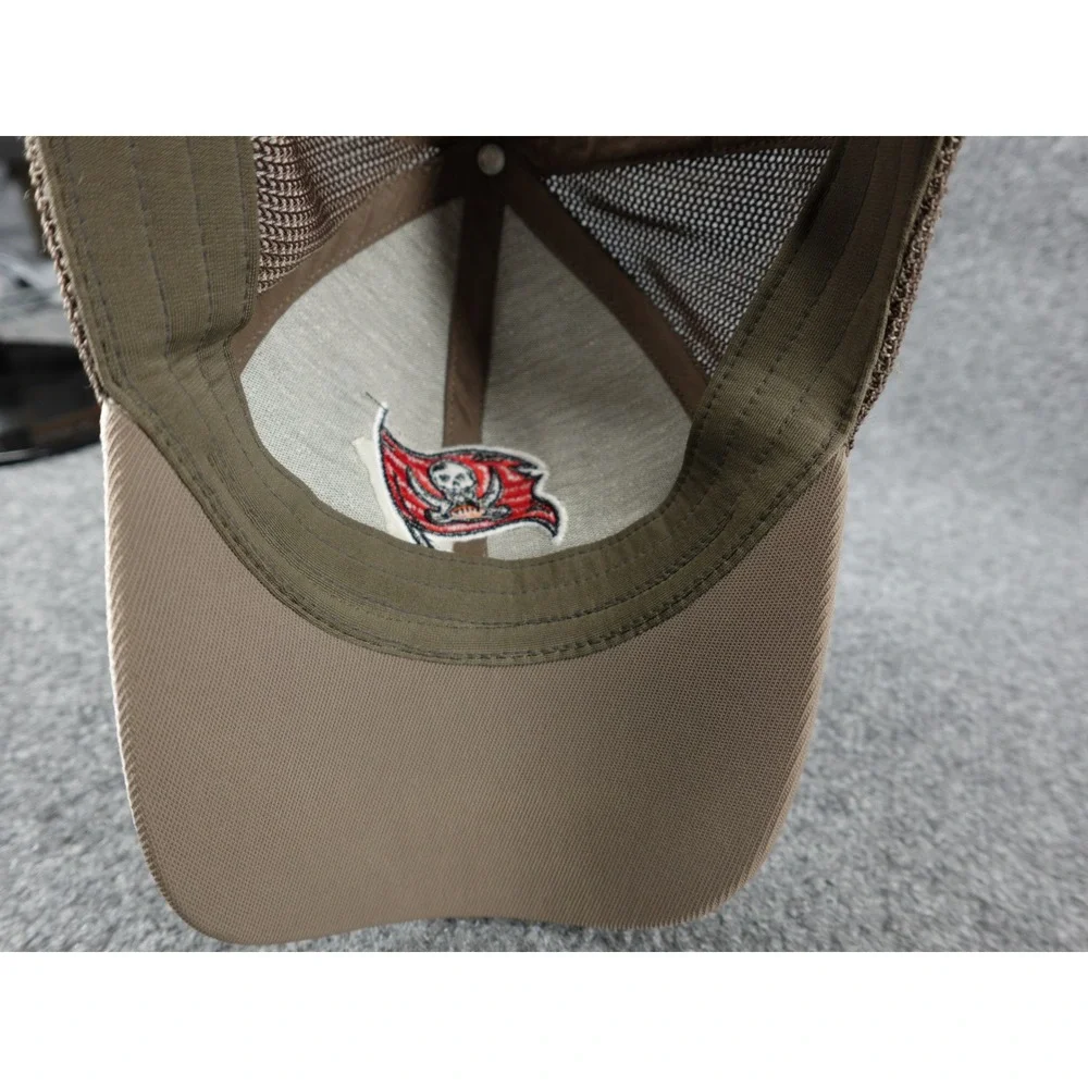 Reebok NFL Equipment Tampa Bay Buccaneers‎ Hat Mens OSFA Brown Good Trucker Mesh
